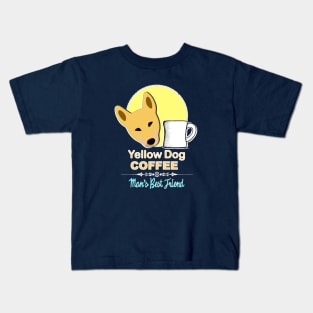 Coffee and Dogs Kids T-Shirt